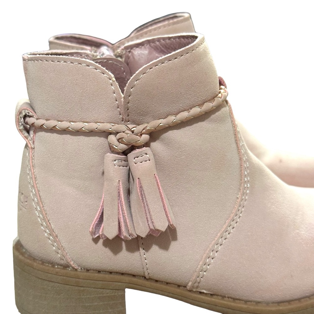 OSHKOSH B’GOSH Pink Toddler Boots w/ Tassel Size 8 - Picture 4 of 6